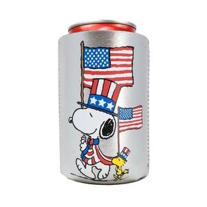 Peanuts July 4th Neoprene Can Cooler